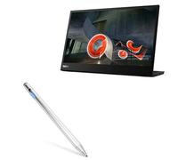 BoxWave Stylet pour Lenovo ThinkVision M14t (Stylus Pen by BoxWave) - AccuPoint Active Stylus, stylet électronique avec pointe ultra fine pour Lenovo ThinkVision M14t - Argent métallique