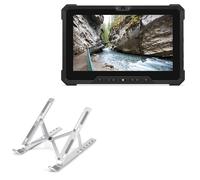 BoxWave Support et support compatibles avec la tablette Dell Latitude 7212 Rugged Extreme - Support compact QuickSwitch, support portable multi-angle pliable - Argent métallisé