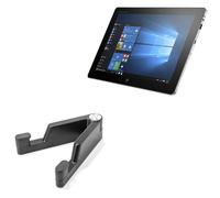 BoxWave Support et support compatibles avec la tablette HP Elite x2 1012 G1 - SoloStand de bureau en aluminium - Mains libres réglable et portable avec pieds en caoutchouc - Noir de jais