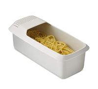 Boxwizard Cuiseur à Spaghetti pour Le -Ondes Cuiseur à Pâtes pour -Ondes Cuiseur à Pâtes pour -Ondes avec Tamis Spaghetti Bateau à Pâtes Résistant à la Chaleur(Blanc)