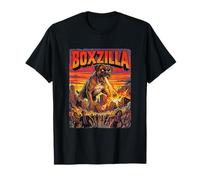 Boxzilla Giant Boxer Dog Monster Movie Parodie T-Shirt