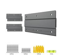 BOXZYE Lot de 3 paires de crochets français à taquet de 15,2 cm, kit de matériel de montage mural emboîtable, clips en Z pour accrocher un miroir, une image, un panneau, un art, un cadre, un tableau