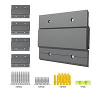 BOXZYE Lot de 5 paires de crochets français à taquet de 10,2 cm, kit de matériel de montage mural emboîtable, clips en Z pour accrocher un miroir, une image, un panneau, un art, un cadre, un tableau