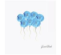 Boy Baby Shower Guest Book (Hardback)