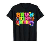 Boy Family Brush, C'est Mon Anniversaire T-Shirt