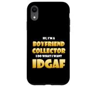 Boy Friend Collector Funny Dating Costume from Girl Friends Coque pour iPhone XR