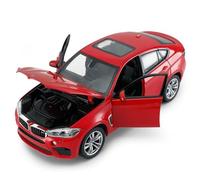 Boy Jouet Véhicule adeaux Pour B&MW X6 SUV 1/24 Modèle de voiture de sport en alliage moulé sous pression, véhicules jouets en métal, modèle de voiture de Simulation, cadeaux de Collection ( Color : R