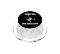 Boy Likes Drone Photographe Hobby Photographe PopSockets PopGrip pour MagSafe