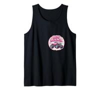 Boy Mama Monster Truck Son Fête des Mères Maman Maman Floral Débardeur