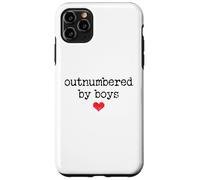 Boy Mom Outnumbered by Boys Mama,I Love My Sons,Mom of Boys Coque pour iPhone 11 Pro Max