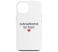 Boy Mom Outnumbered by Boys Mama,I Love My Sons,Mom of Boys Coque pour iPhone 13
