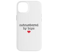Boy Mom Outnumbered by Boys Mama,I Love My Sons,Mom of Boys Coque pour iPhone 14 Plus