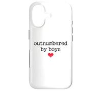 Boy Mom Outnumbered by Boys Mama,I Love My Sons,Mom of Boys Coque pour iPhone 17
