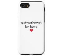 Boy Mom Outnumbered by Boys Mama,I Love My Sons,Mom of Boys Coque pour iPhone SE (2020) / 7/8