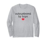 Boy Mom Outnumbered by Boys Mama,I Love My Sons,Mom of Boys Manche Longue