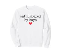 Boy Mom Outnumbered by Boys Mama,I Love My Sons,Mom of Boys Sweatshirt