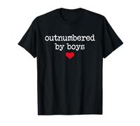 Boy Mom Outnumbered by Boys Mama,I Love My Sons,Mom of Boys T-Shirt