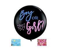 Boy Or Girl Balloon Gender Reveal Baby Shower Confetti Black Latex Ballon Party 2025