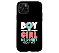 Boy Or Girl We Donut Know Yet Baby Reveal Annonce de bébé Coque pour iPhone 11 Pro