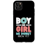 Boy Or Girl We Donut Know Yet Baby Reveal Annonce de bébé Coque pour iPhone 11 Pro Max