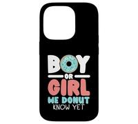 Boy Or Girl We Donut Know Yet Baby Reveal Annonce de bébé Coque pour iPhone 14 Pro