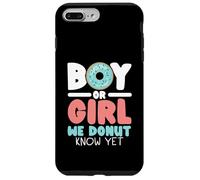 Boy Or Girl We Donut Know Yet Baby Reveal Annonce de bébé Coque pour iPhone 7 Plus/8 Plus