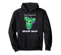 Boy Why You So Gnarp Gnap Alien Cat Meme Gnarp Gnarp Gnarp Sweat à Capuche