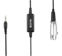 BOYA Adaptateur microphone 3,5 mm - XLR BY-BCA6 Mâle TRRS - Femelle