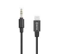 BOYA Adaptateur microphone Lightning - 3,5 mm BY-K1 TRS - mâle - mâle TRS