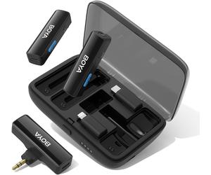 Boya Boyalink Microphone sans fil double canal avec boîtier rechargeable