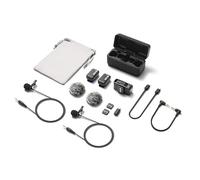 BOYA BOYAMIC 2 Microphone Cravate sans Fil, Double émetteur, réduction du Bruit AI, 48 kHz/32 Bits, Stockage 8 Go, USB-C, 3,5 mm