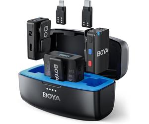 Boya Boyamic Microphone sans fil 2,4 GHz avec enregistrement et réduction du bruit