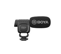 Boya BY-BM3011 Microphone Fusil de Chasse pour Appareil Photo et Caméscopes - Super Cardioïde avec Mousse Antichoc Deadcat Pare-Brise