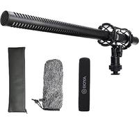 Boya BY-BM6060L Microphone à condensateur avec Pare-Brise et Support Antichoc pour appareils Photo Canon, Nikon, Sony pour interviews, vlog, Streaming, Facebook, Youtube, Tiktok