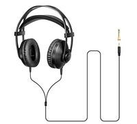 BOYA by-HP2 Casque de Moniteur Vidéo Professionnel Son Haute Fidélité Coussinets d'oreille en Peau de Protéine Douce avec Sortie Stéréo 3,5 mm 6,35 mm pour Caméra DJ Diffusion Podcast Réunion