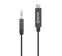 BOYA BY-K2 câble audio USB C 3,5mm Noir