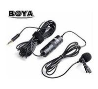 Boya by-m1 microphone à condensateur lavalier pour iphone samsung dslr caméscope pc - multicolore