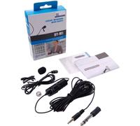 BOYA BY-M1 Microphone Lavalier Omnidirectionnel pour Canon Nikon DSLR téléphone portable noir
