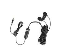Boya BY-M1DM Double Lavalier pour Appareil Photo Reflex numérique Noir