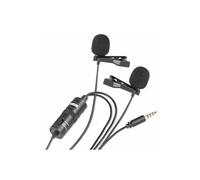 Boya By-M1Dm Lavalier Microphone Double pour Appareil Photo Reflex Numérique Caméscope Smartphone Mkfpl009