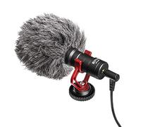 Boya BY-MM1 Microphone pour Appareil Photo pour iPhone, Smartphones Android, appareils Photo Reflex numériques et caméscopes sans Batterie