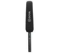 Boya BY-PVM3000M microphone directionnel supercardioïde 38cm XLR filtre passe-bas batterie AA