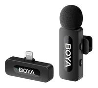 BOYA by-V1 Micro Cravate sans Fil Professionnel, Micro iphone pour Smartphone, Enregistrement de Podcast, vidéo,
