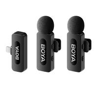 Boya BY-V2 V2.0 Microphone de Lavalier sans fil pour Lightning - 2 x TX et 1 x RX | ✅ Livraison gratuite à partir de 100 €
