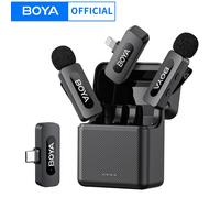 Boya BY-V10 V2.0 Microphone de Lavalier sans fil pour USB-C - 1 x TX et 1 x RX | ✅Livraison gratuite à partir de 100 €
