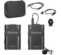 BOYA by-WM4 Pro Système de Microphone sans Fil 2.4G avec étui Rigide Compatible avec Les appareils Photo Reflex numériques