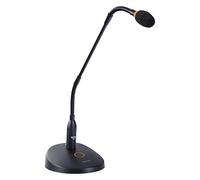 BOYA Desktop Condenser Podium Microphone, 18" Bi-Fold Gooseneck Microphone with Mute Button&LED Indicator, XLR Mic for Conference Meeting Video Live Streaming Lecture Speech Podcast