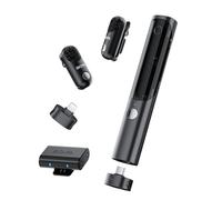 BOYA Magic Micro cravate sans fil Mini Microphone téléphone portable (2TX+3RX) pour iPhone/Android/PC/Camera, 48 kHz/24 bits, 30H, pour vlog interview YouTube Livestreaming