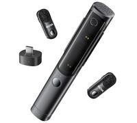BOYA Magic Micro Cravate sans Fil pour iPhone15/16, Android（sans Support） à Clipser, à Main, de Bureau, sur caméra 4 Formes Mini Microphone pour Vlog, Streaming, TikTok, Youtube(2TX+1RX)