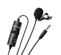 BOYA-Micro Cravate by-M1 pour Smartphones et appareils Photo de Canon/Nikon, Noir